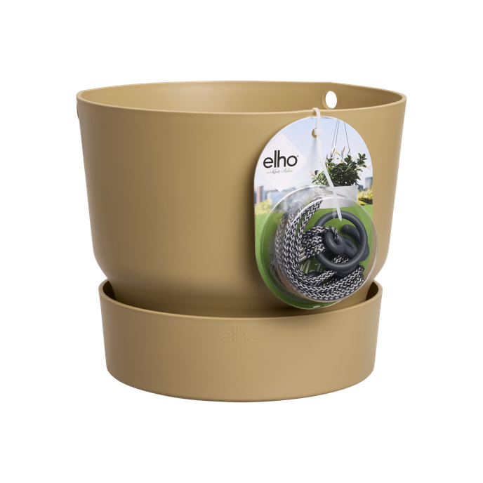 greenville hanging basket 24cm goudkleurig zand